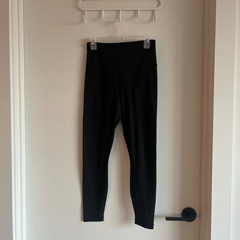 90 degree black athletic leggings